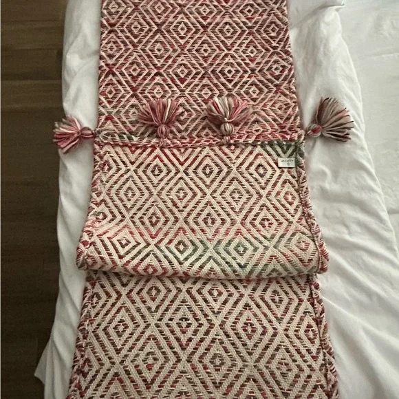 Geometric Patterned Holiday Table Runner - Picture 2 of 3